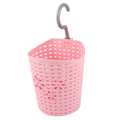 HOMIES INTERNATIONAL Plastic Interwoven Hollow Designed Hanging Basket (Multicolour, 5.5 X 4.7 Inches)
