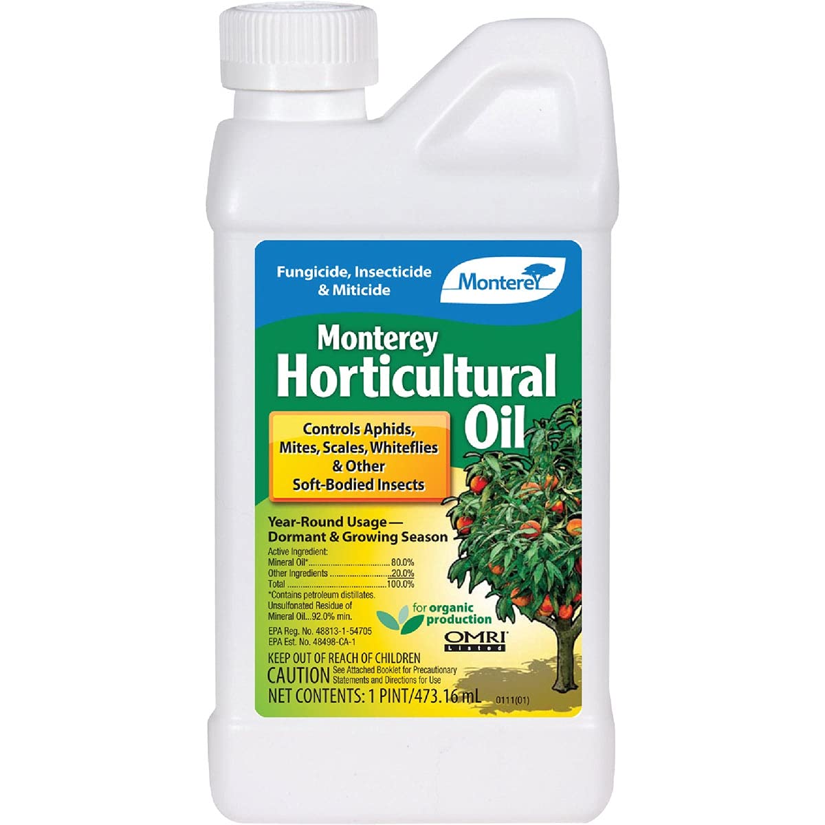 Monterey Lawn & Garden Prod Lg6286 Horticultural Oil, 1-Pint - Quantity 6