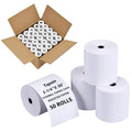 Tapsin 2-1/4' X 50' Thermal Receipt Paper - Credit Card Paper Rolls Thermal - Cash Register Roll - Premium Thermal Printer Pape