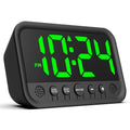 Small LED Digital Clock for Bedroom, Loud Alarm Clock for Heavy Sleepers Adults, Teens | Plug-In Electric Desk Clock | Simple Be