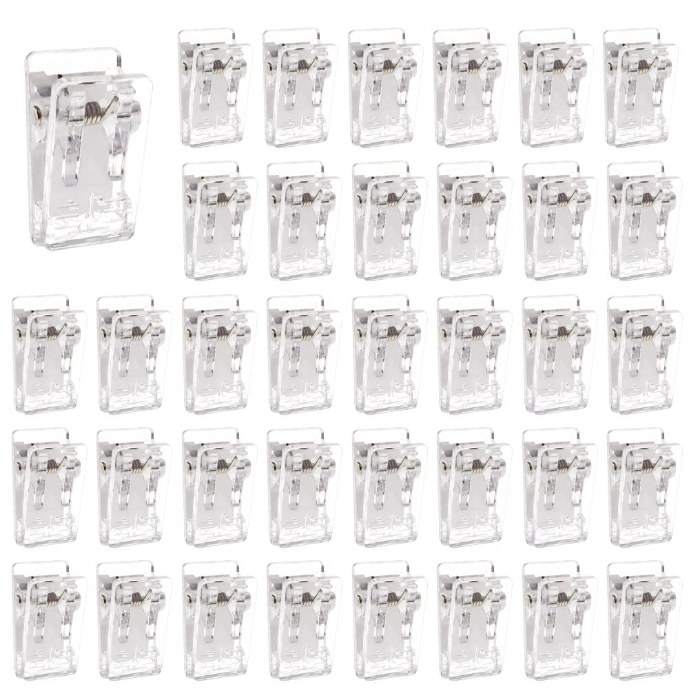 40 Pieces Self-Adhesive Clips, Tapestry Wall Hanging Clips, Double-Sided Adhesive Spring Clips For Photo Poster, Sticky Spring C