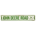 John Deere Road Embossed Metal Street Sign - Vintage John Deere Sign for Garage or Man Cave