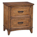 Oakdale 2-Drawer Nightstand - Honey Oak