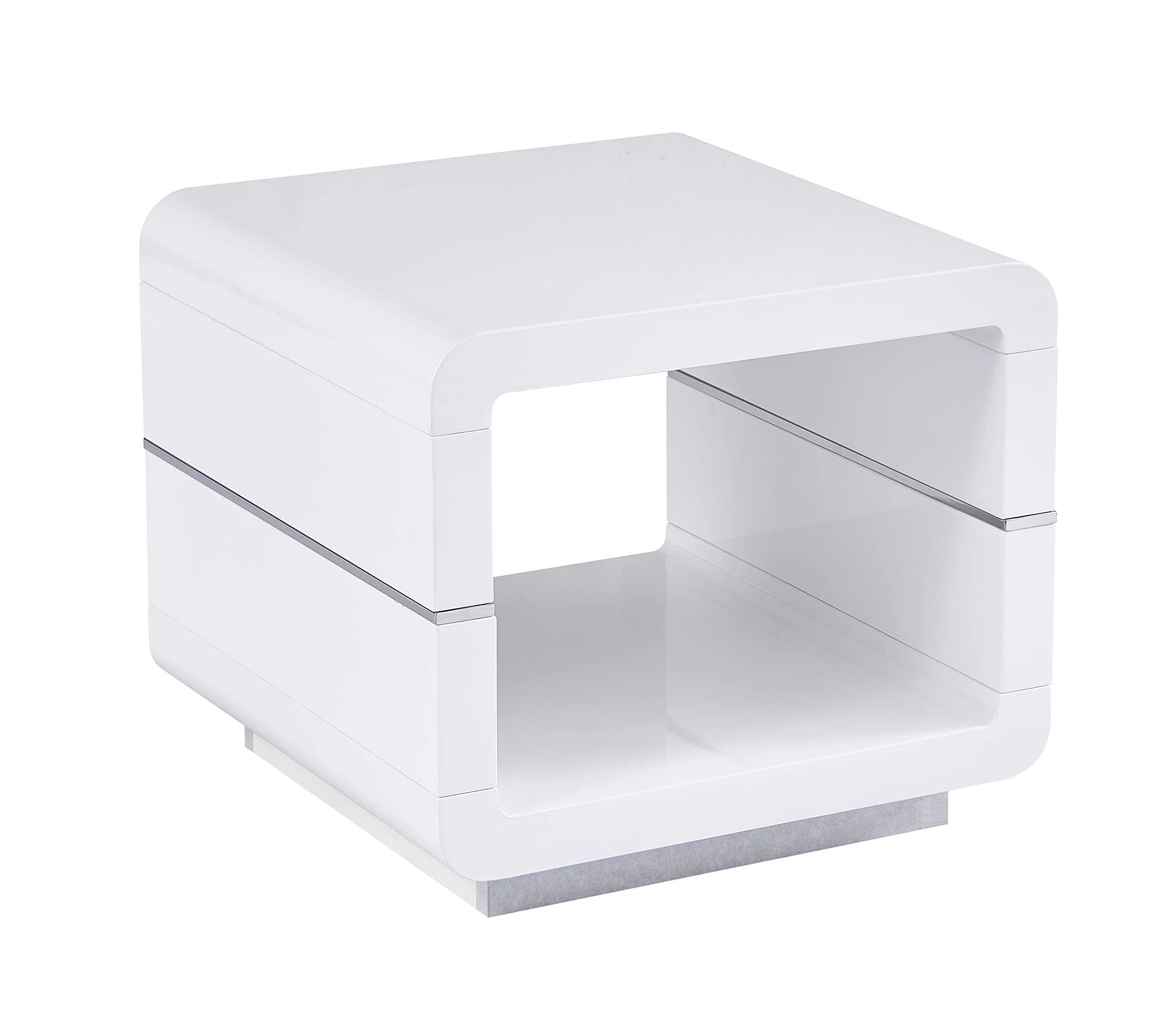 Best Quality Furniture Ct44 End Table, White