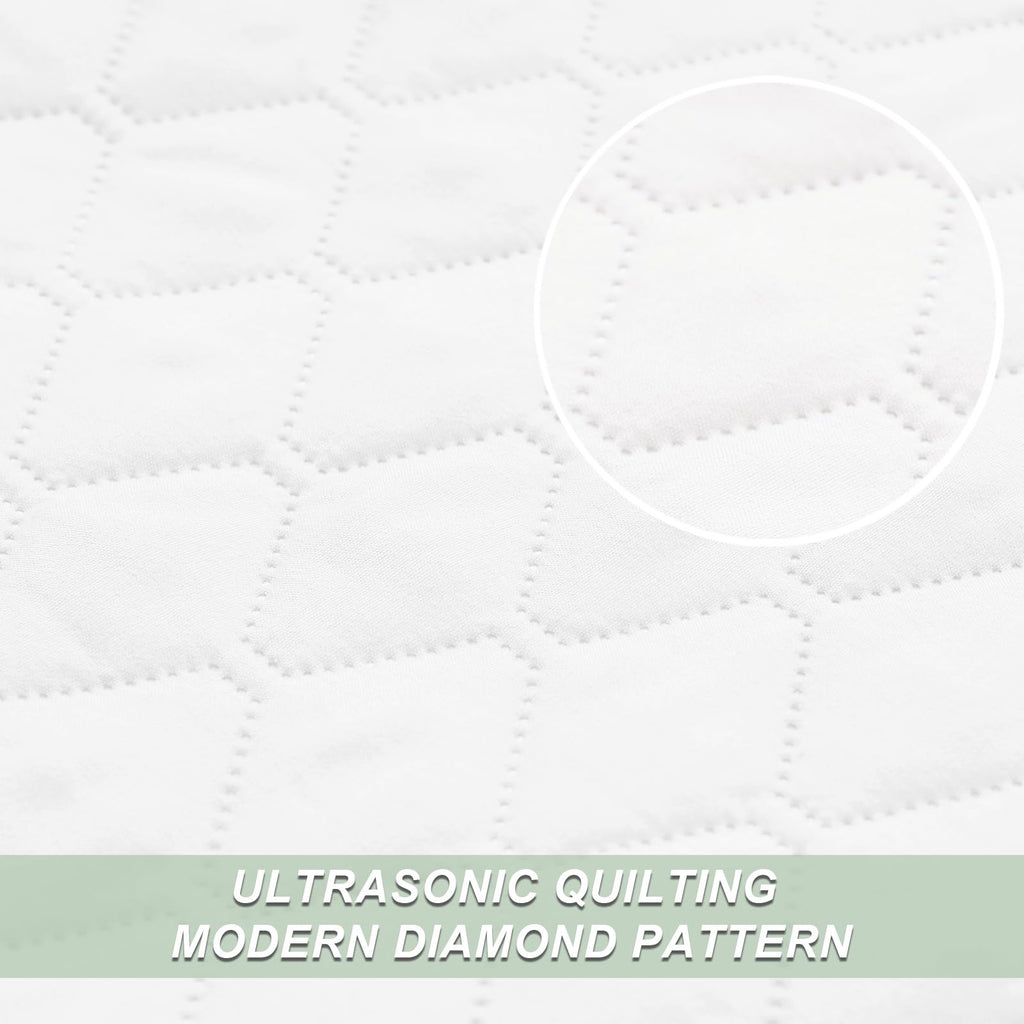 Exclusivo Mezcla Ultrasonic California King Size Quilt Bedding Set With Pillow Shams, Lightweight Quilts Cal King Size, Soft Bed