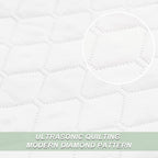 Exclusivo Mezcla Ultrasonic California King Size Quilt Bedding Set With Pillow Shams, Lightweight Quilts Cal King Size, Soft Bed