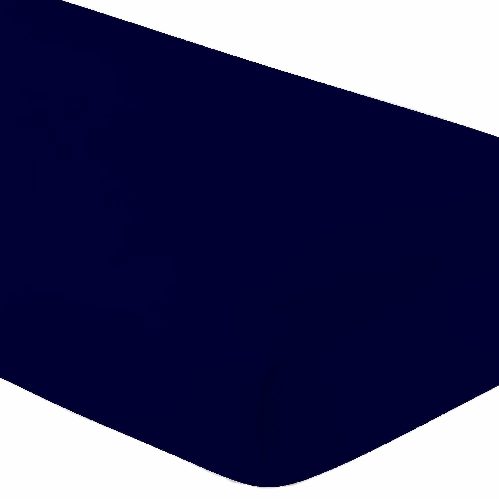Microfiber 2 Navy Twin Xl Fitted Bottom Bed Sheets (2-Pack) 1800 Ultra Soft And Comfy - 15'' Deep Pocket, 39'' X 80'' Great For