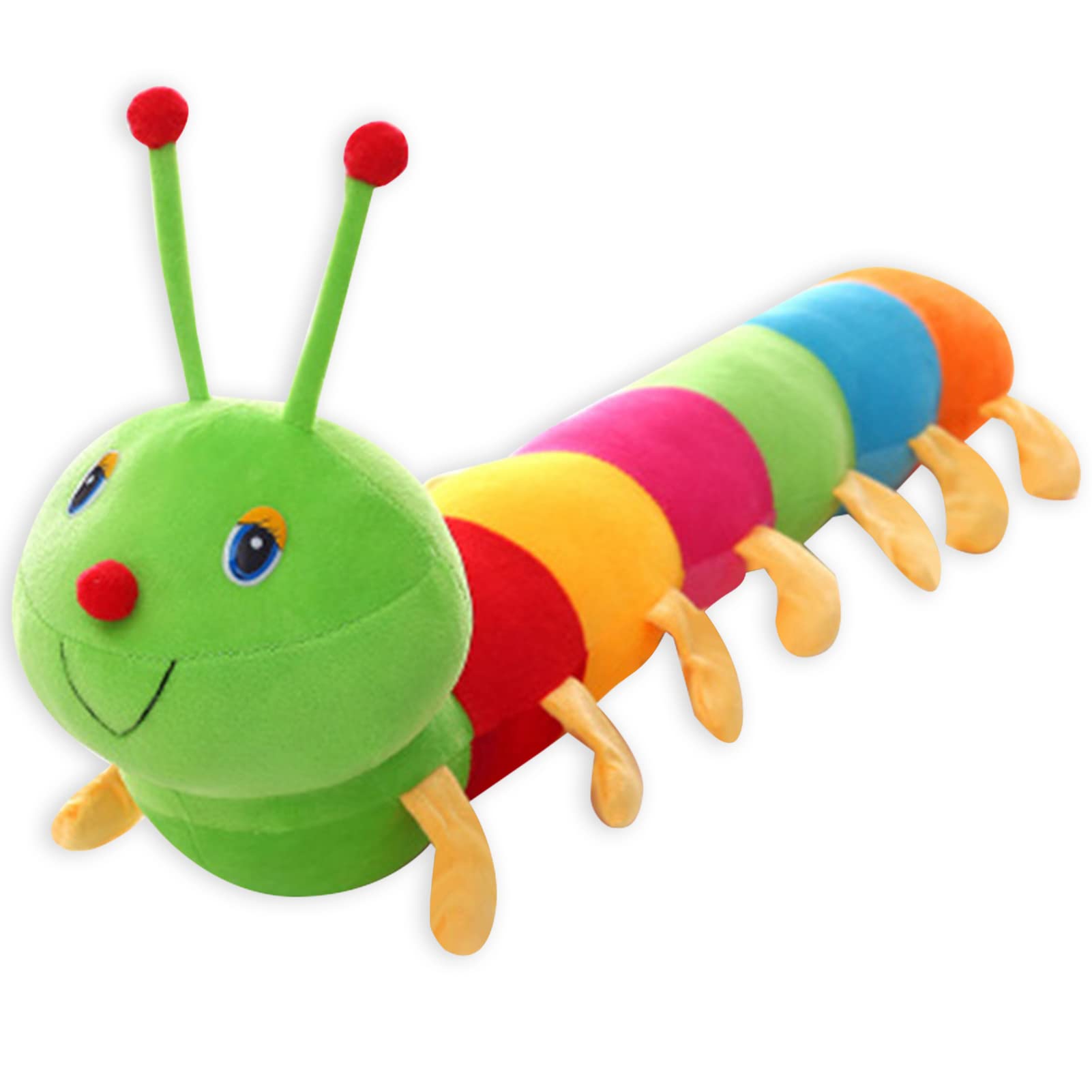 Chelei2019 19' Caterpillar Stuffed Animal,Colorful Stuffed Caterpillar Plush Pillow For Kids