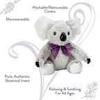 Sonoma Lavender Microwaveable Aromatherapy Pillow Filled With Lavender, Plush Koala, Lavender Scented With Removable Washable Co