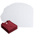 Svaldo White Cardboard Shirt Form, 10x13.8 inch, Pack of 50, T Shirt Folder Board, Paper Shirt Cardboard Inserts for T Shirt Dis
