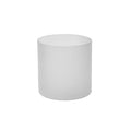 WGV Cylinder Vase, Width 6'', Height 6'', Frosted Glass Container Terrarium Candle Holder for Wedding Centerpiece, Party Event, 