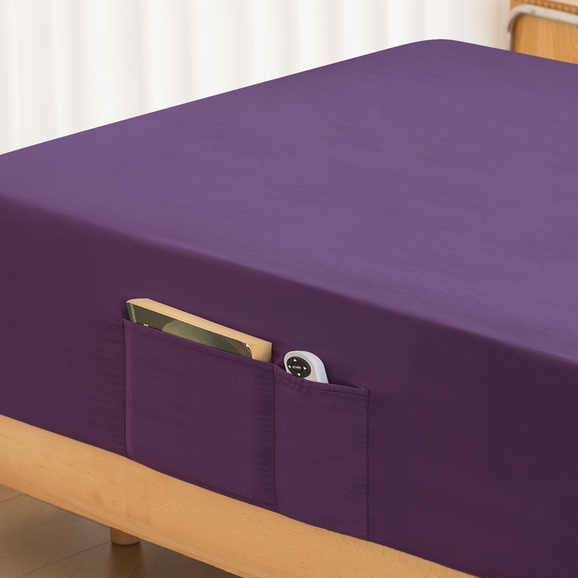 King Fitted Sheet Only - Premium 1800 Super Soft & Cozy Microfiber, Wrinkle, Fade, Shrinkage Resistant Deep Pocket King Size Fit