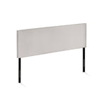 Furinno Roanne Plain Headboard, King, Fog