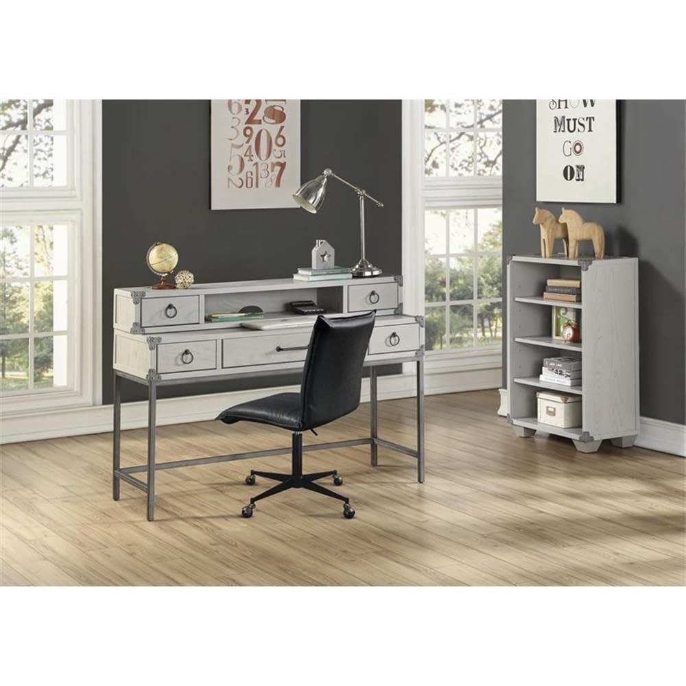 Acme Orchest Desk Hutch in Gray