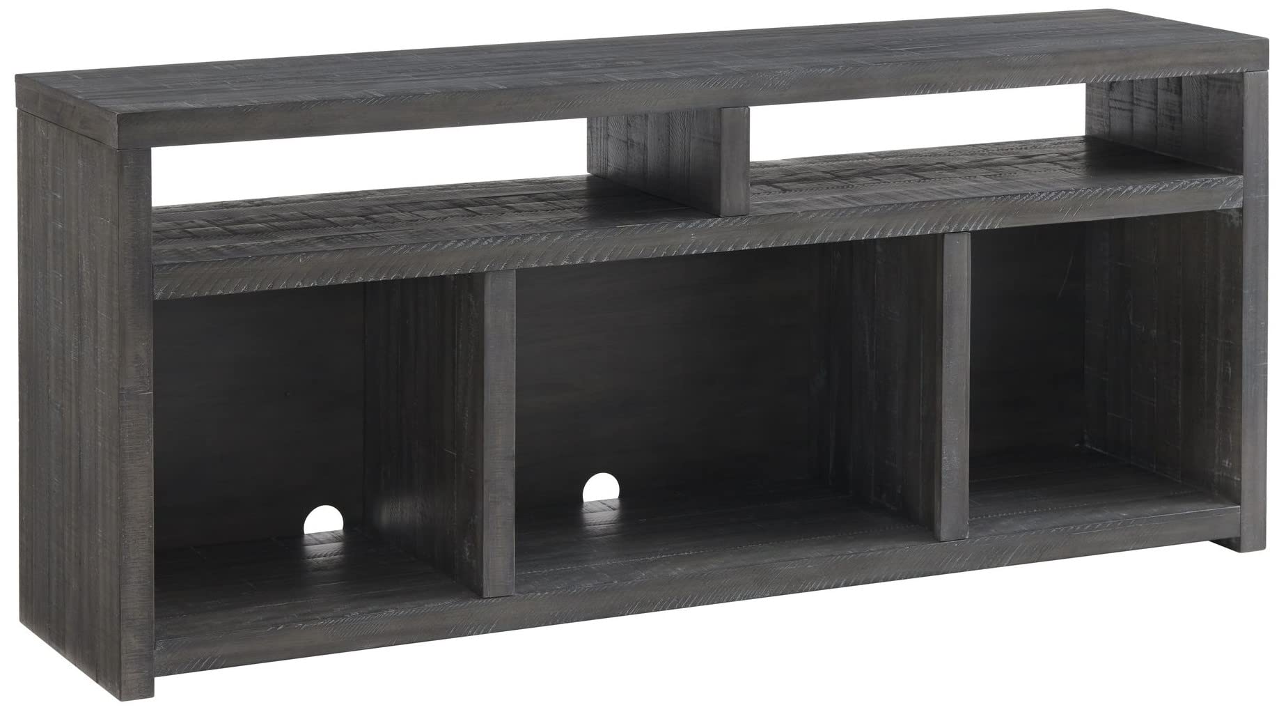 Martin Svensson Home Lexington Grey Rectangular 70&Quot; Solid Wood Tv Stand