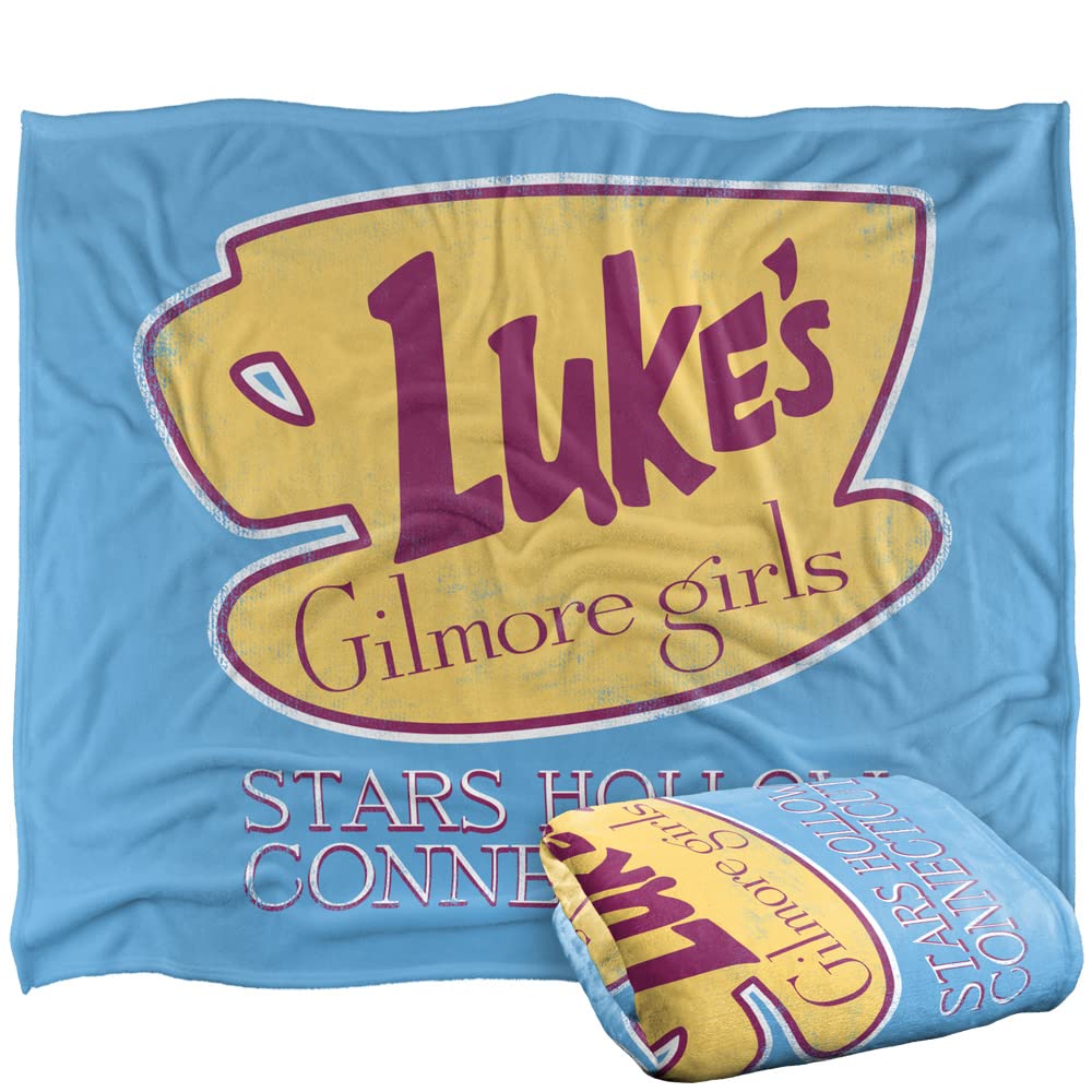 Gilmore Girls Lukes Cafe Sign Silky Touch Super Soft Throw Blanket 50' X 60'