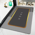 7Seas Bathroom AntiSlip Bath Mat Water Absorbent Floor Pad Toilet Carpet | Water Absorbent mats for Bathroom Kitchen Bedroom Si