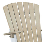 American Furniture Classics 519WWWT Folding Adirondack Chair, Blue and Black