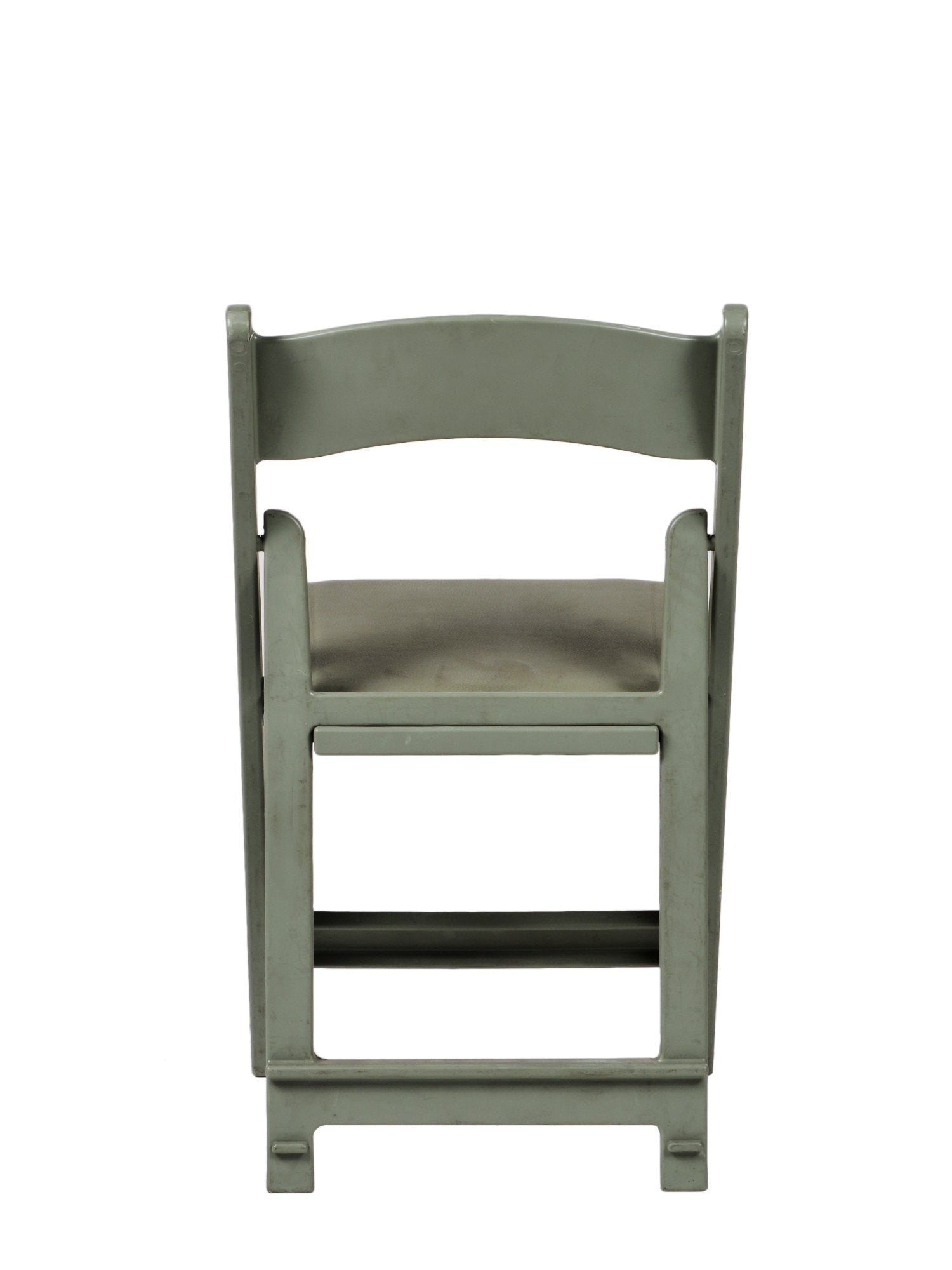 Commercial Seating Products Resin Flint Grey Folding Chairs, 1-Pack