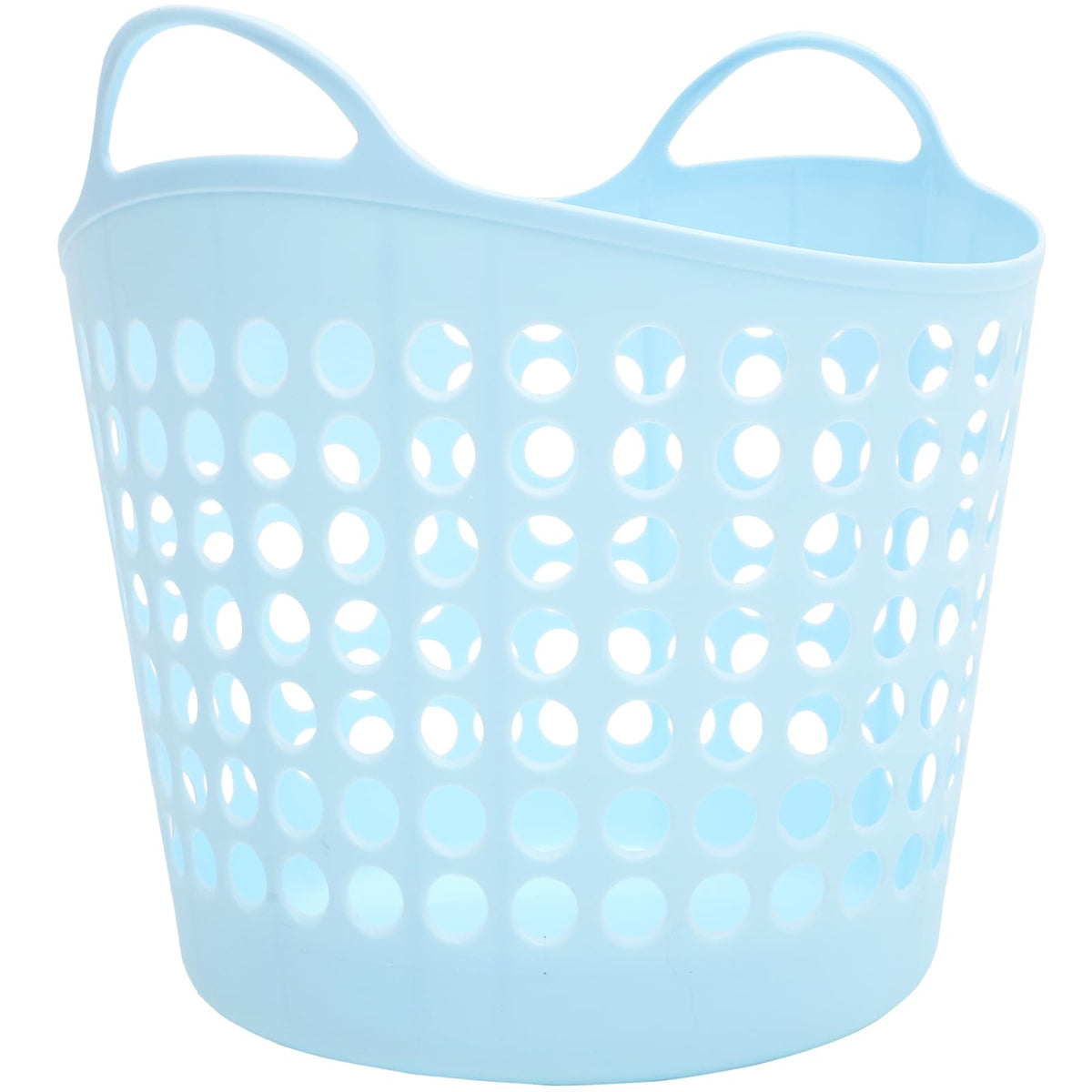 BESTOYARD Laundry Basket with Handles Reusable Clothes Storage Basket 14.17 X 12.99 X 10.23 in Hangable Plastic Hamper for Bathr