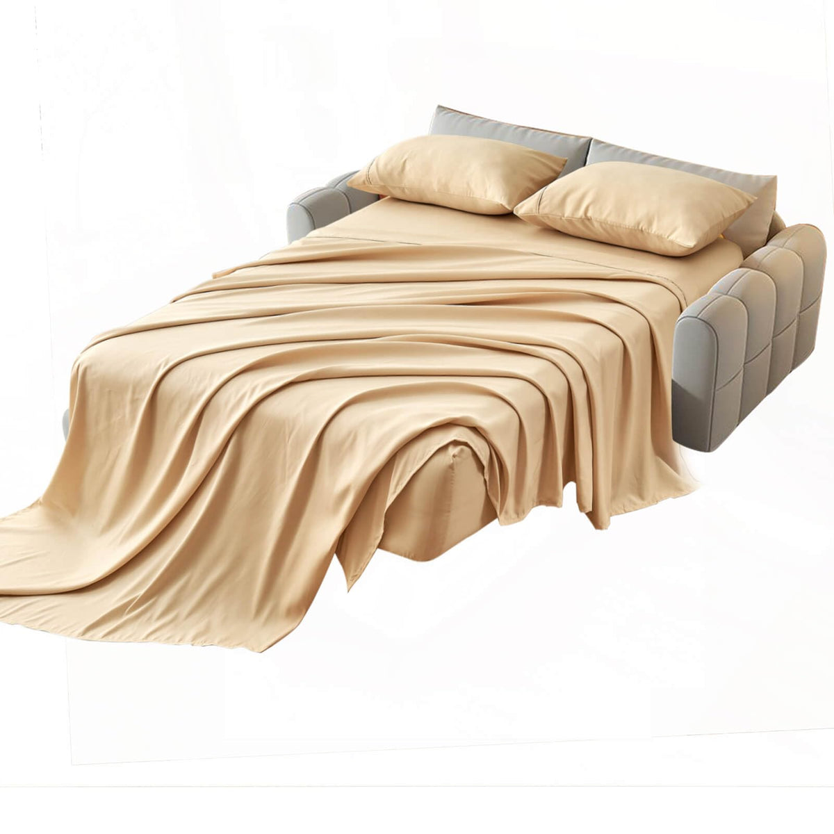 Kingnex Sofa Bed Sheets Twin Size For Sleeper Sofa Bed 36X72 Soft Double Brushed 1800 Microfiber 3 Pcs Include 1 Fitted Sheet 1
