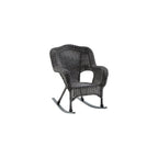 International Caravan Furniture Piece Camelback Resin Wicker Rocker