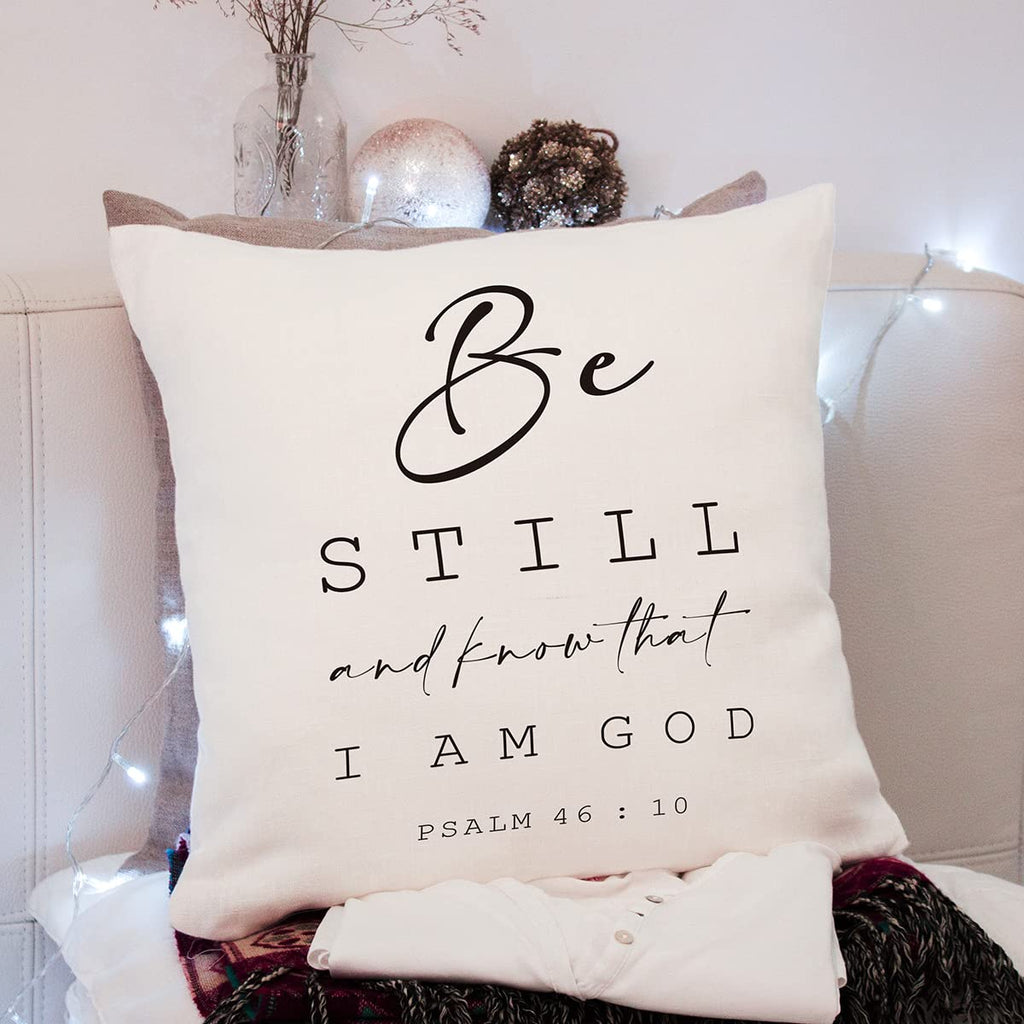 Kongmotree Bible Verse Throw Pillow Cover Cushion Case, Christian Religious Decor Gift, Scripture Art, Scripture Sayings, Church