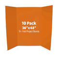 36 X 48 1 Ply Orange Project Board Pack Of 10