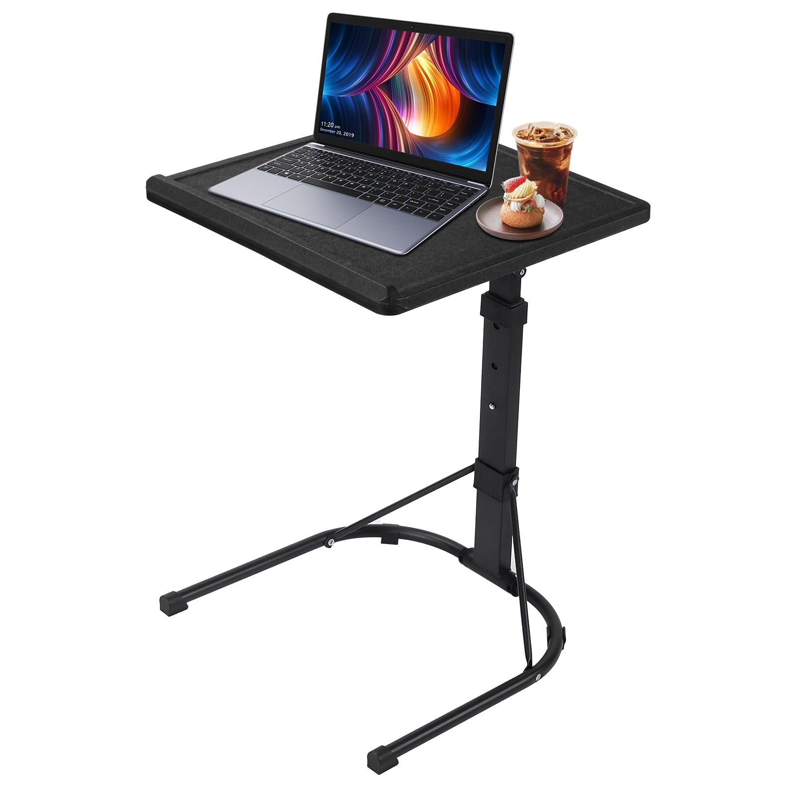 Gocamptoo Folding TV Tray Table, Multi-Functional Personal Activity Table,Adjustable Height TV Dinner Table, Foldable Tray Table