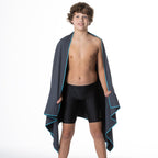 Flow Hydro Sport Towel - Microfiber Quick Dry Swimming Towels For Swim, Pool, Triathlon, And Other Water Sports In Medium, Large