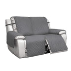 PureFit Water Resistant Reversible Sofa Cover for Reclining Sofa 2 Seat - Non Slip Split Recliner Couch Cover for Double Recline