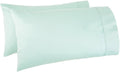 Shandreamz -100% Cotton Percale Pillowcases, Egyptian Cotton Feel, Shade Resistant Pillow Cases, Cooling & Airy, Super Soft Pill