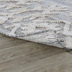 Kosas Home Hoeft 30 X 96 Transitional Polyester Fabric Area Rug In Gray