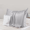 Promeed 100% Mulberry Silk Pillowcase King For Hair And Skin With Zipper, Both Sides 23 Momme Pure Silk Pillow Case, Grade 6A+ S
