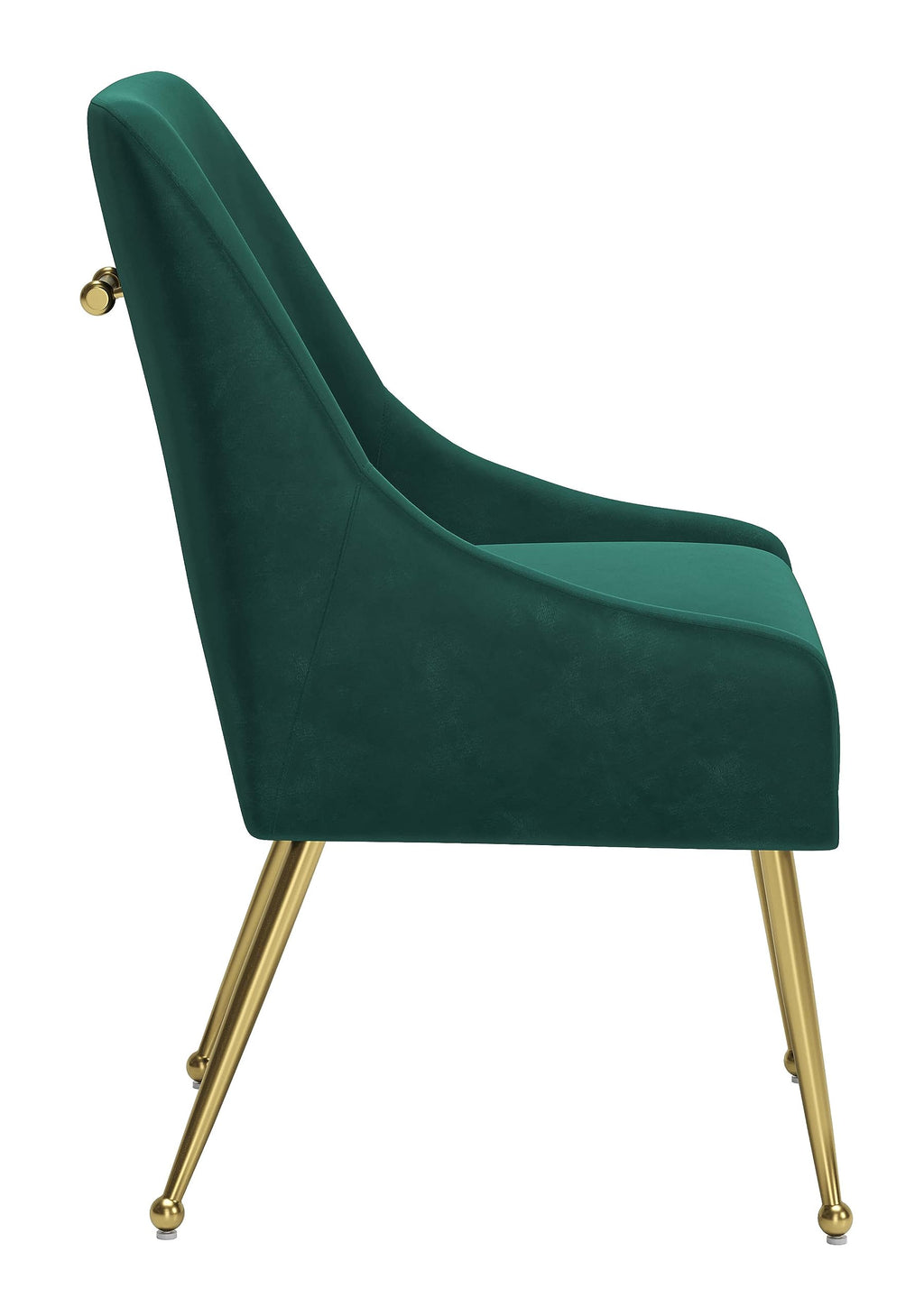 Zuo Maxine Dining Chair Green & Gold