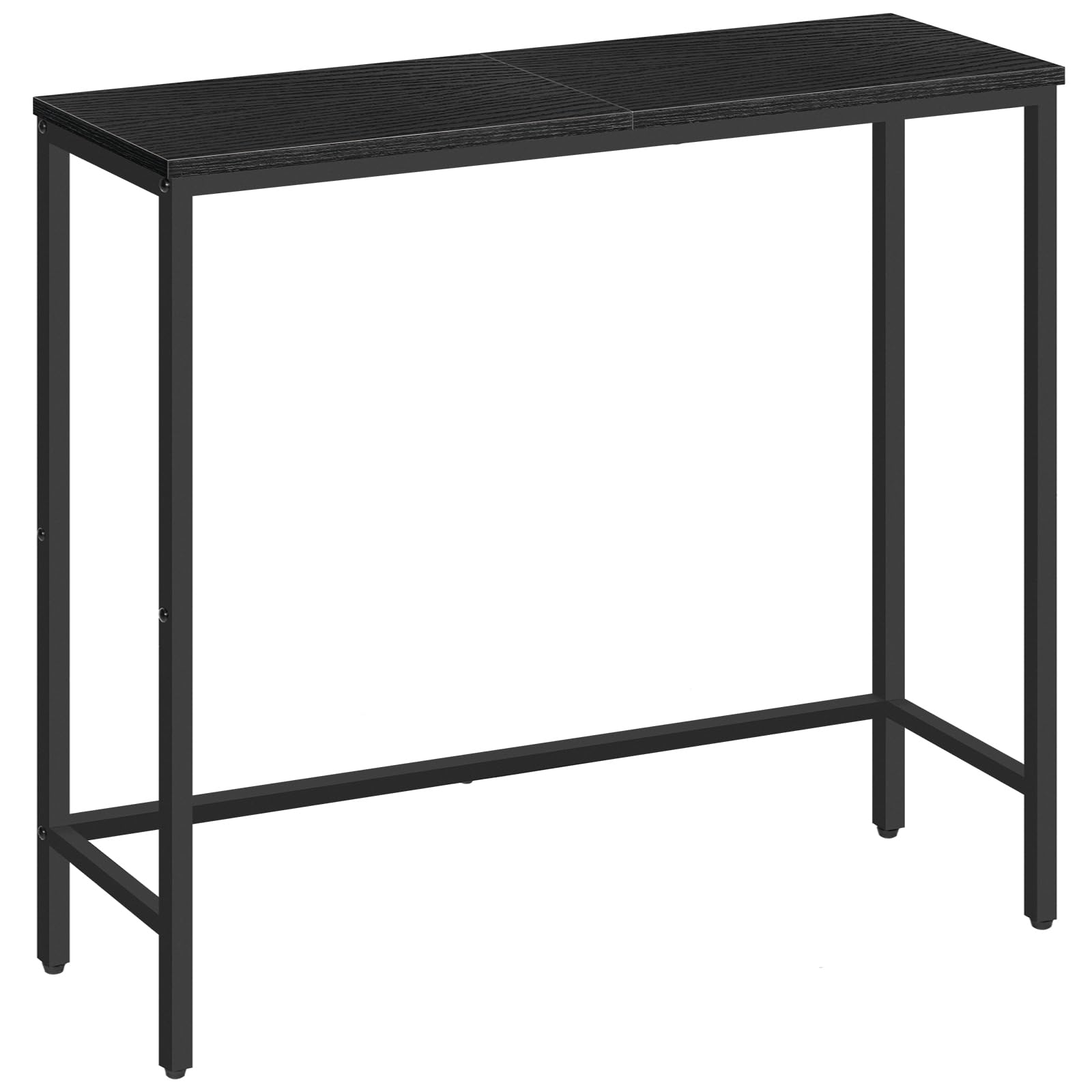 Hoobro Narrow Console Table, 29.5' Small Entryway Table, Thin Sofa Table, Side Table, Display Table, For Hallway, Bedroom, Living Room, Foyer, Black Bk75Xg01