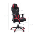 Modway Speedster Ergonomic Mesh Gaming Computer Desk Chair In Black Red