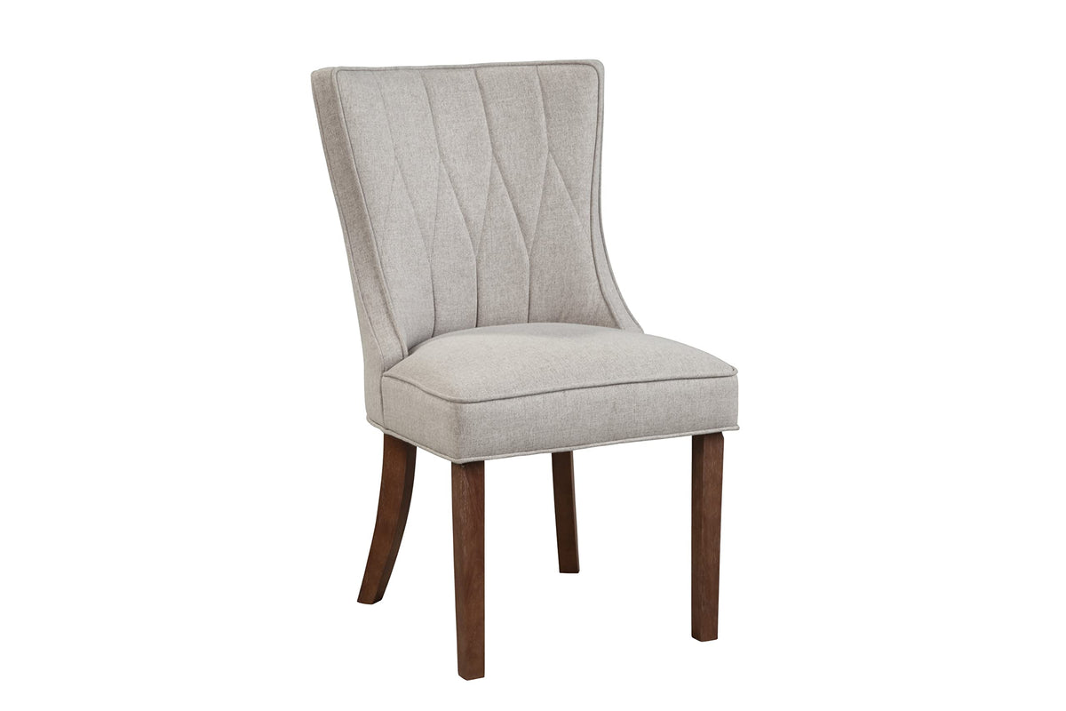 Alpine Furniture Ayala Dining Chair, Set Of Two, Beige