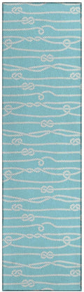 Dalyn Indoor Outdoor Harbor Ha7 Lagoon Washable 2'3" X 7'6" Runner Rug Ha7La2X8