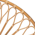 Baxton Studio Perenna Modern Bohemian Natural Rattan Queen Size Standalone Headboard