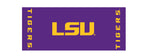 Collegiate Kwik-Covers Rectangle Plastic Table Covers, Bundle Of 2 (Louisiana State University, 8')