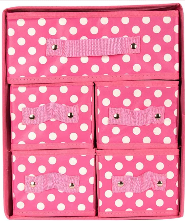 Home Creations Multi Utility Foldable Drawer Dividers, Storage Boxes For Clothing, Shoes, Underwear, Bra, Socks
