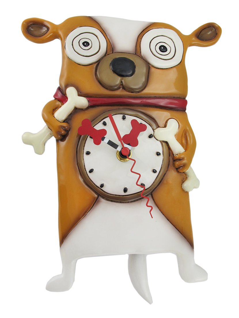 Allen Designs Roofus Dog Pendulum Clock