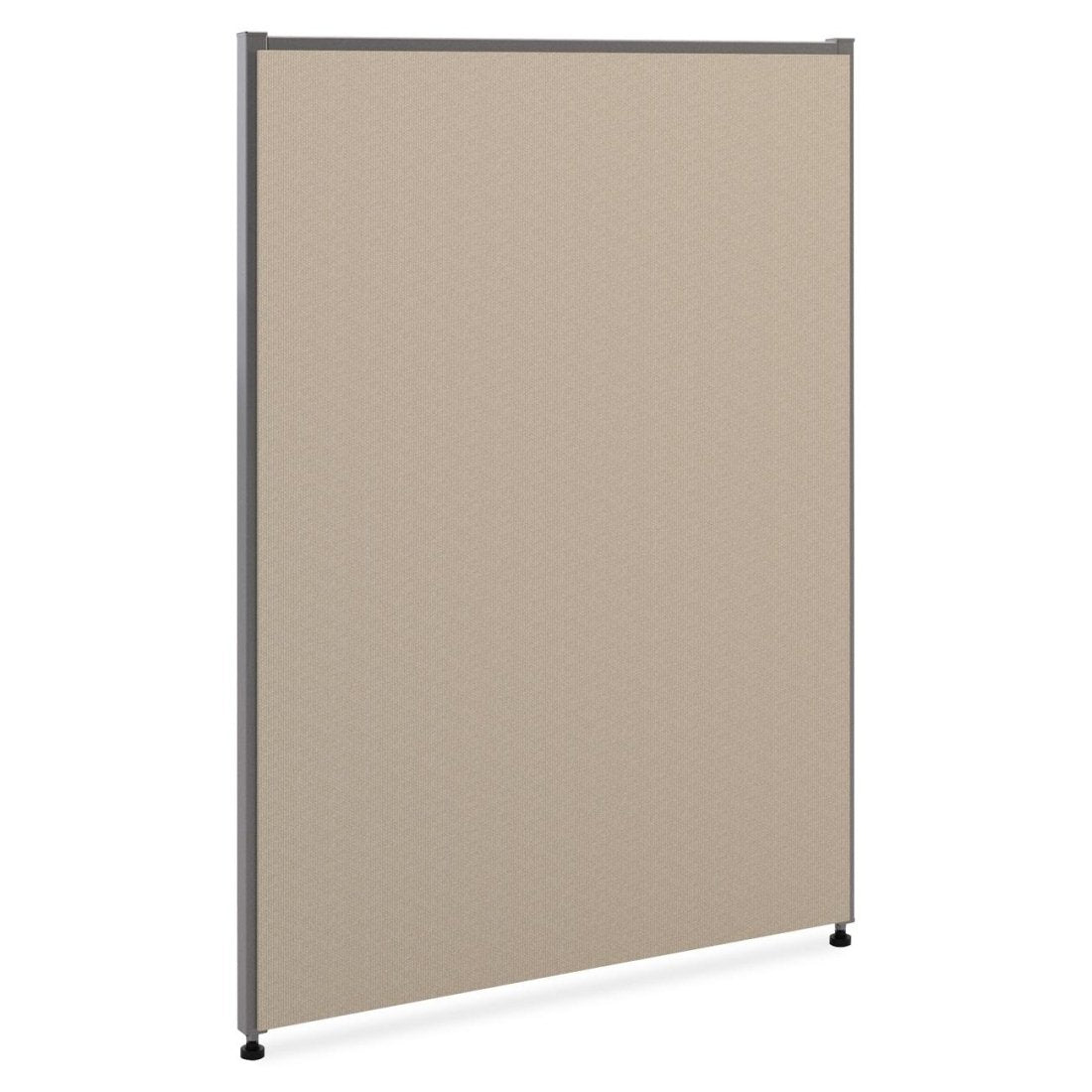 HON Verse Panel , 42&quot;H x 24&quot;W , Light Gray Finish , Gray Fabric