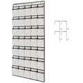TidyMaster 1 Pack 35 Breathable Mesh Pockets Large Hanging Shoe Organizer Over The Door Shoe Rack for Closet Door Storage Shoe H