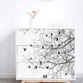 Self-Adhesive Dresser Sticker, Peel and Stick Furniture Stickers/Decals, Removable Furniture Skin (001, MALM)