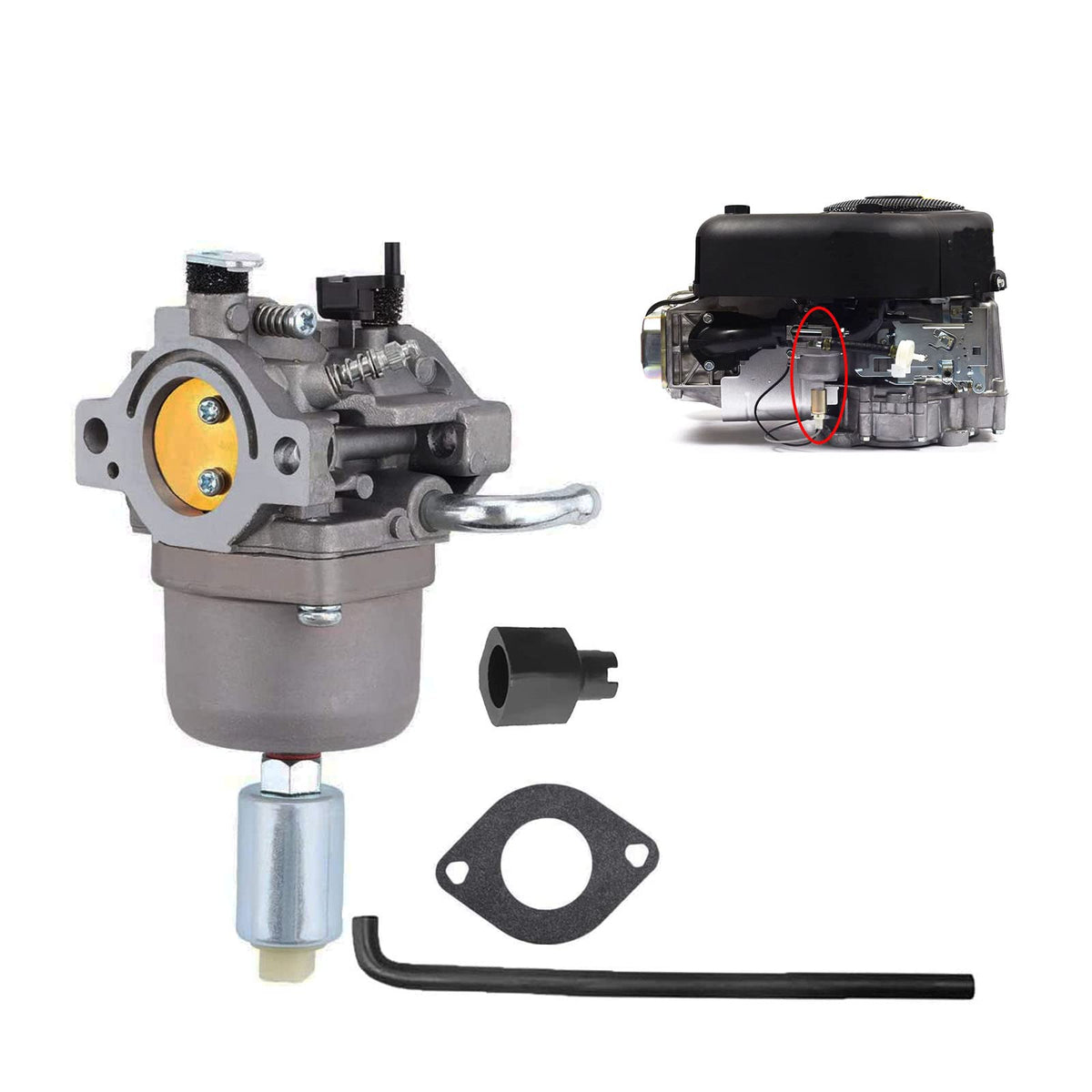Carburetor Replacement For Briggs Stratton 33M777 33M677 331977 331877 331777 31Q677 33M97 Carb