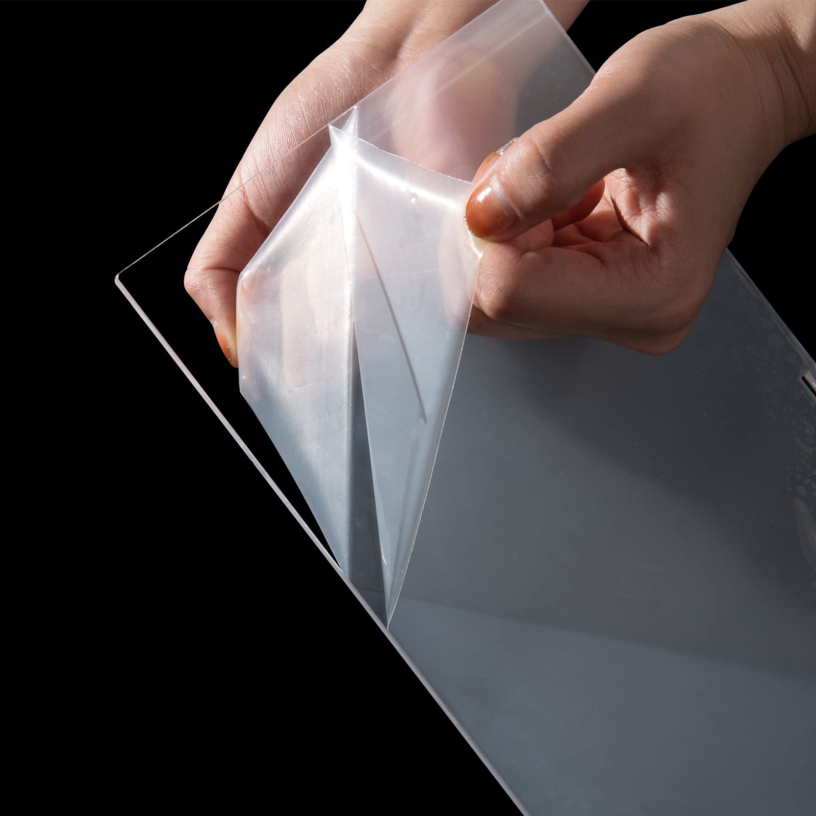 Bycy Acrylic Clear 2-Tier Riser Display Shelf For Figures, Desserts Holder, Collections Organizer And Cosmetic Items Shelf (12''