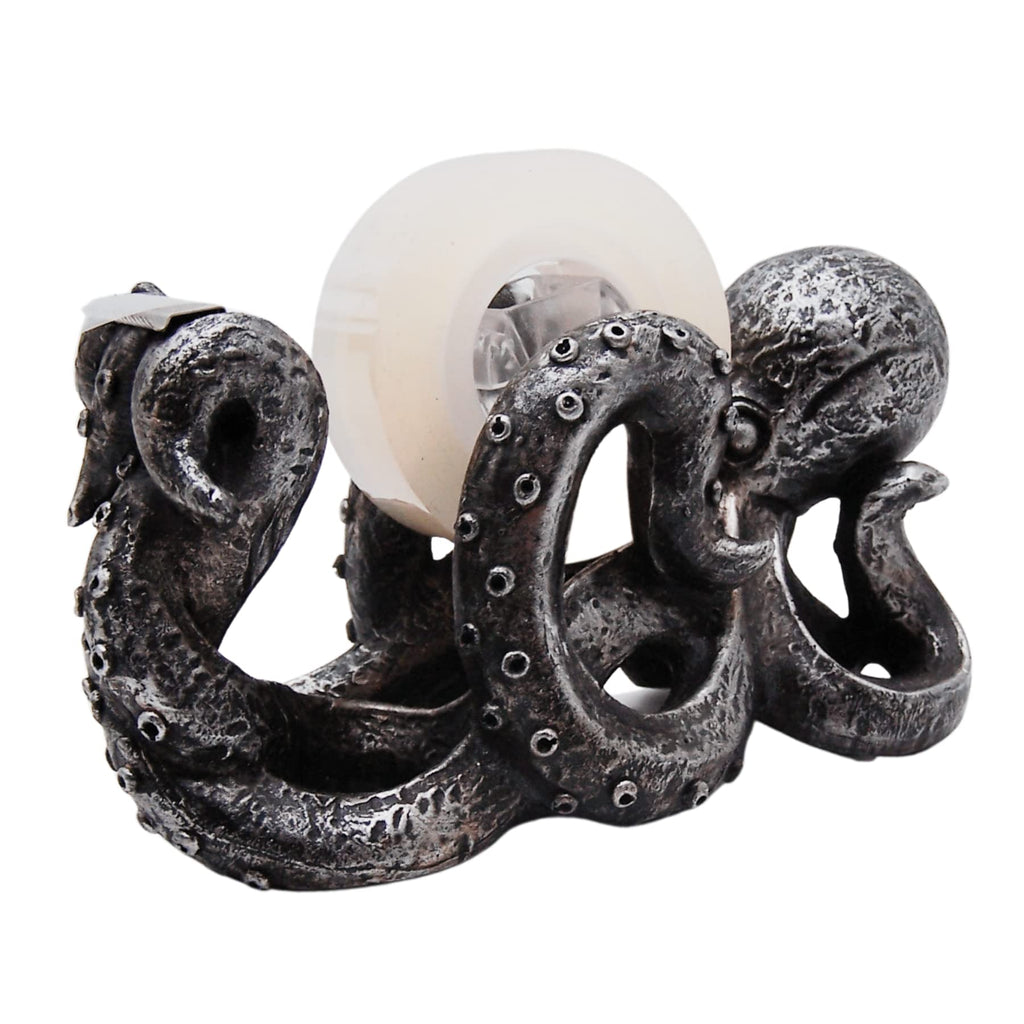 Wowser Octopus Tape Dispenser - Unique Nautical Office Decor, 5.5 Inches, Resin, Model 14165