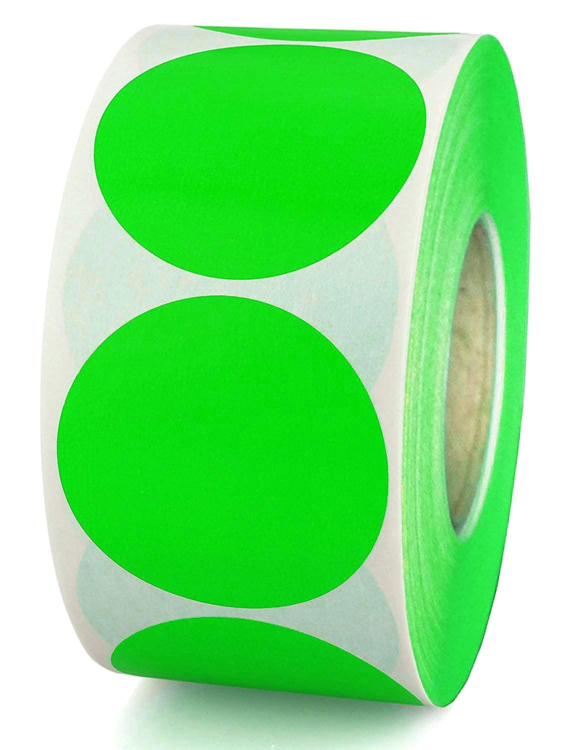 2 Inch Target Label Sticker Shooting Paster,Merry Chritmas Green Round Circle Dots Organizing Inventory For For Office,Classroom